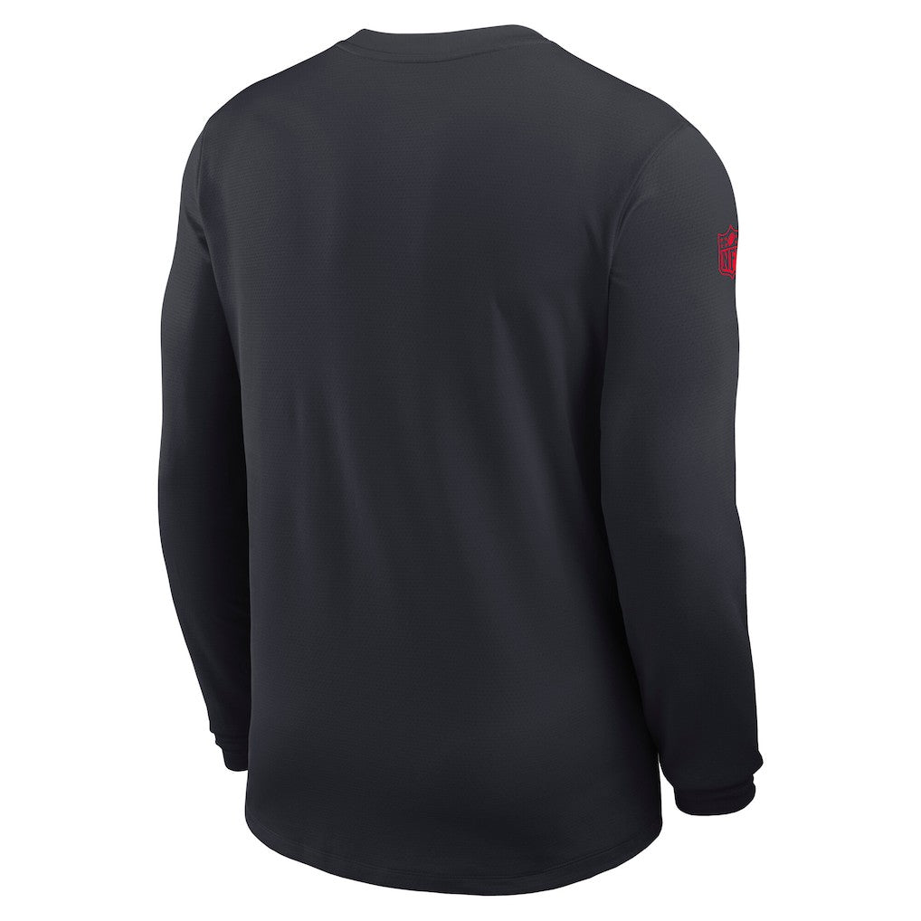Houston Texans Sideline Coach UV Dri-FIT Long Sleeve Shirt - Navy sale