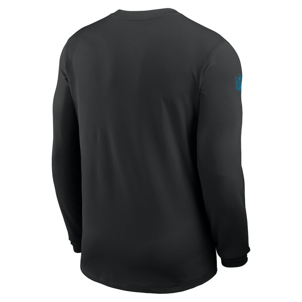 Carolina Panthers Sideline Coach UV Dri-FIT Long Sleeve Shirt - Black online