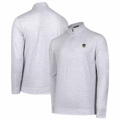 Milwaukee Brewers Sublime Tri-Blend Quarter-Zip Jacket Gray