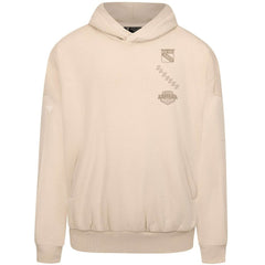 New York Rangers Levelwear Contact Stamp Pullover Hoodie - Cream Hoodies