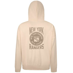New York Rangers Levelwear Contact Stamp Pullover Hoodie - Cream Hoodies