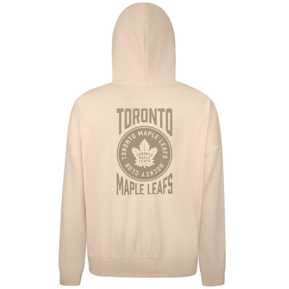 Toronto Maple Leafs Levelwear Contact Stamp Pullover Hoodie - Cream Hoodies