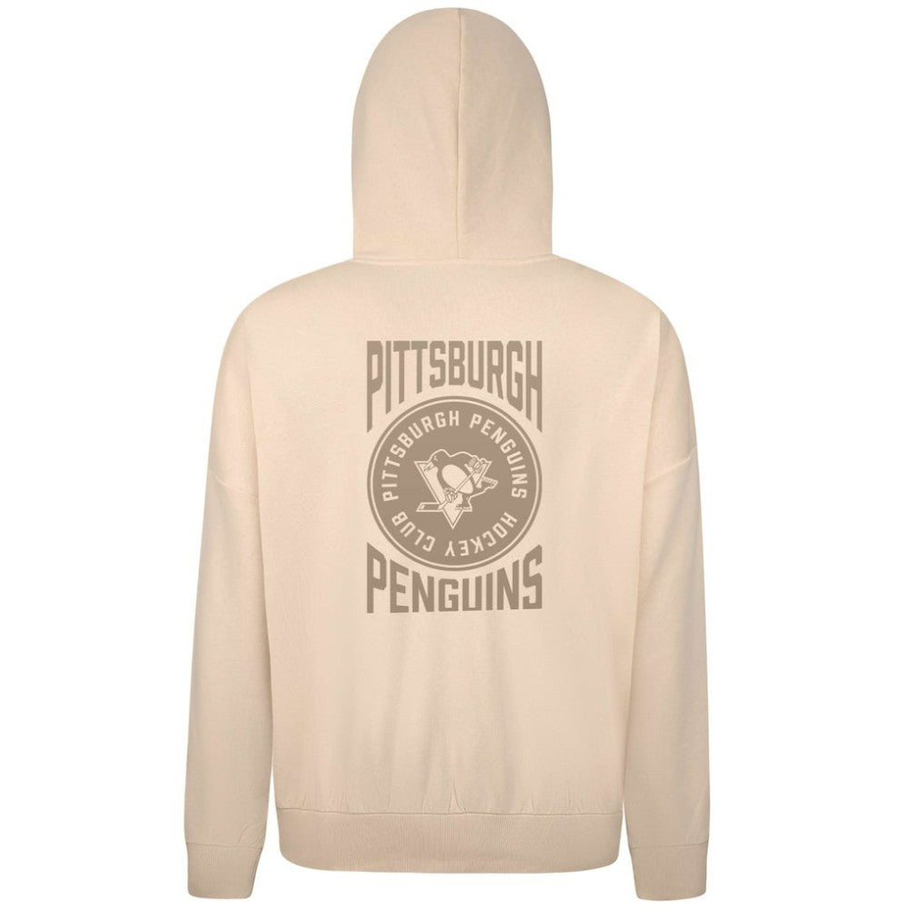 Pittsburgh Penguins Levelwear Contact Stamp Pullover Hoodie - Cream Hoodies