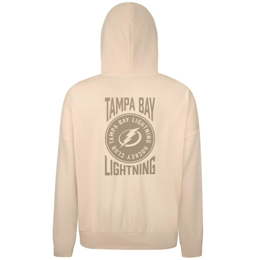 Tampa Bay Lightning Levelwear Contact Stamp Pullover Hoodie - Cream Hoodies
