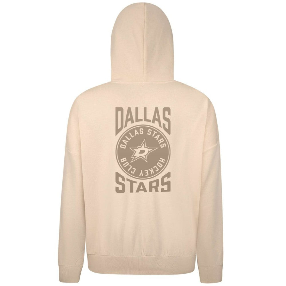 Dallas Stars Levelwear Contact Stamp Pullover Hoodie - Cream Hoodies