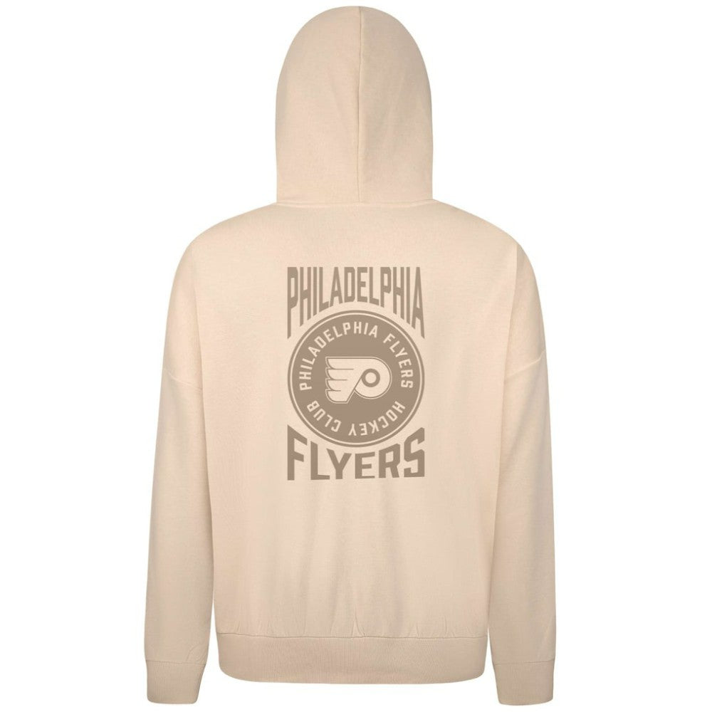 Philadelphia Flyers Levelwear Contact Stamp Pullover Hoodie - Cream Hoodies