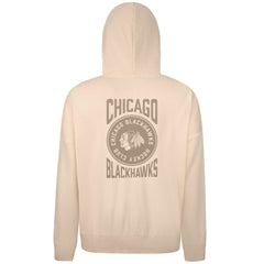 Chicago Blackhawks Levelwear Contact Stamp Pullover Hoodie - Cream Hoodies