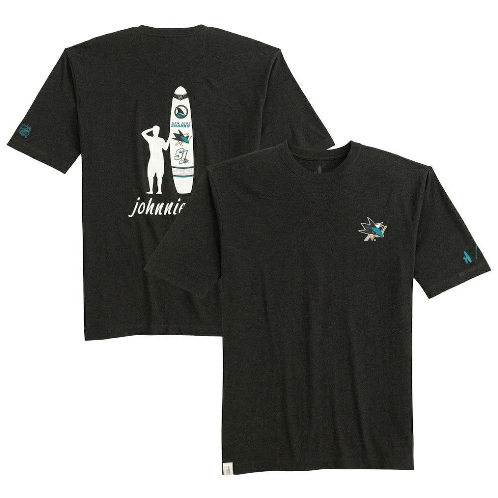 San Jose Sharks johnnie-O Heathered Spencer T-Shirt - Charcoal T-shirts