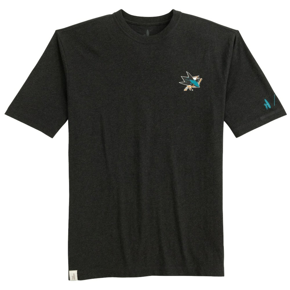 San Jose Sharks johnnie-O Heathered Spencer T-Shirt - Charcoal T-shirts