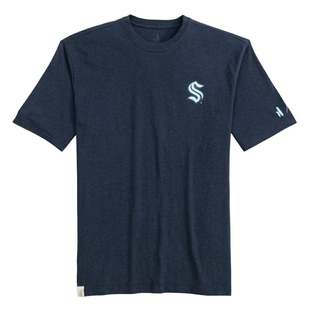 Seattle Kraken johnnie-O Heathered Spencer T-Shirt - Navy T-shirts