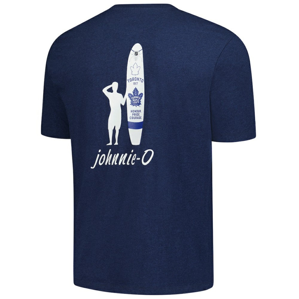 Toronto Maple Leafs johnnie-O Heathered Spencer T-Shirt - Navy T-shirts