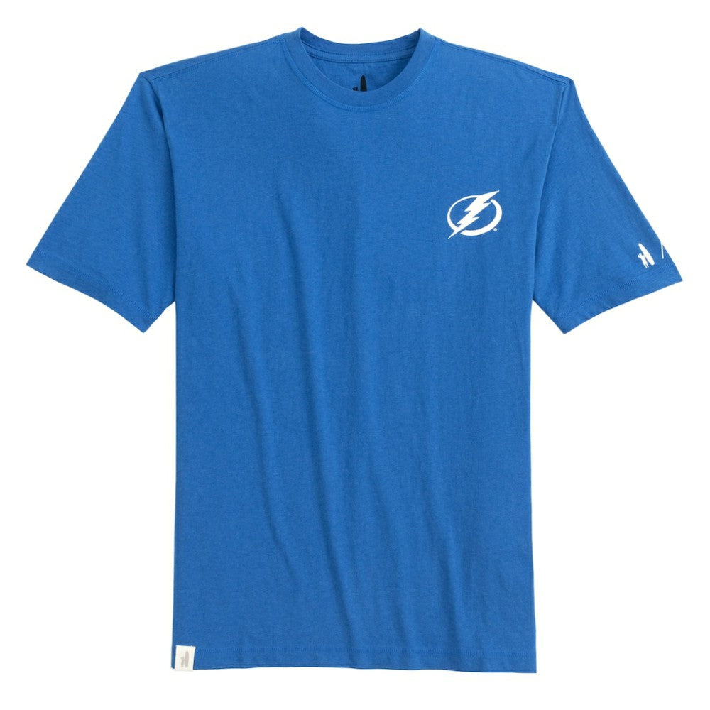 Tampa Bay Lightning johnnie-O Heathered Spencer T-Shirt - Blue T-shirts