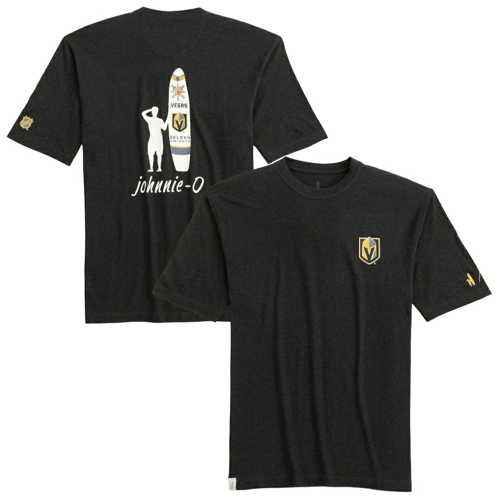 Vegas Golden Knights johnnie-O Heathered Spencer T-Shirt - Charcoal T-shirts