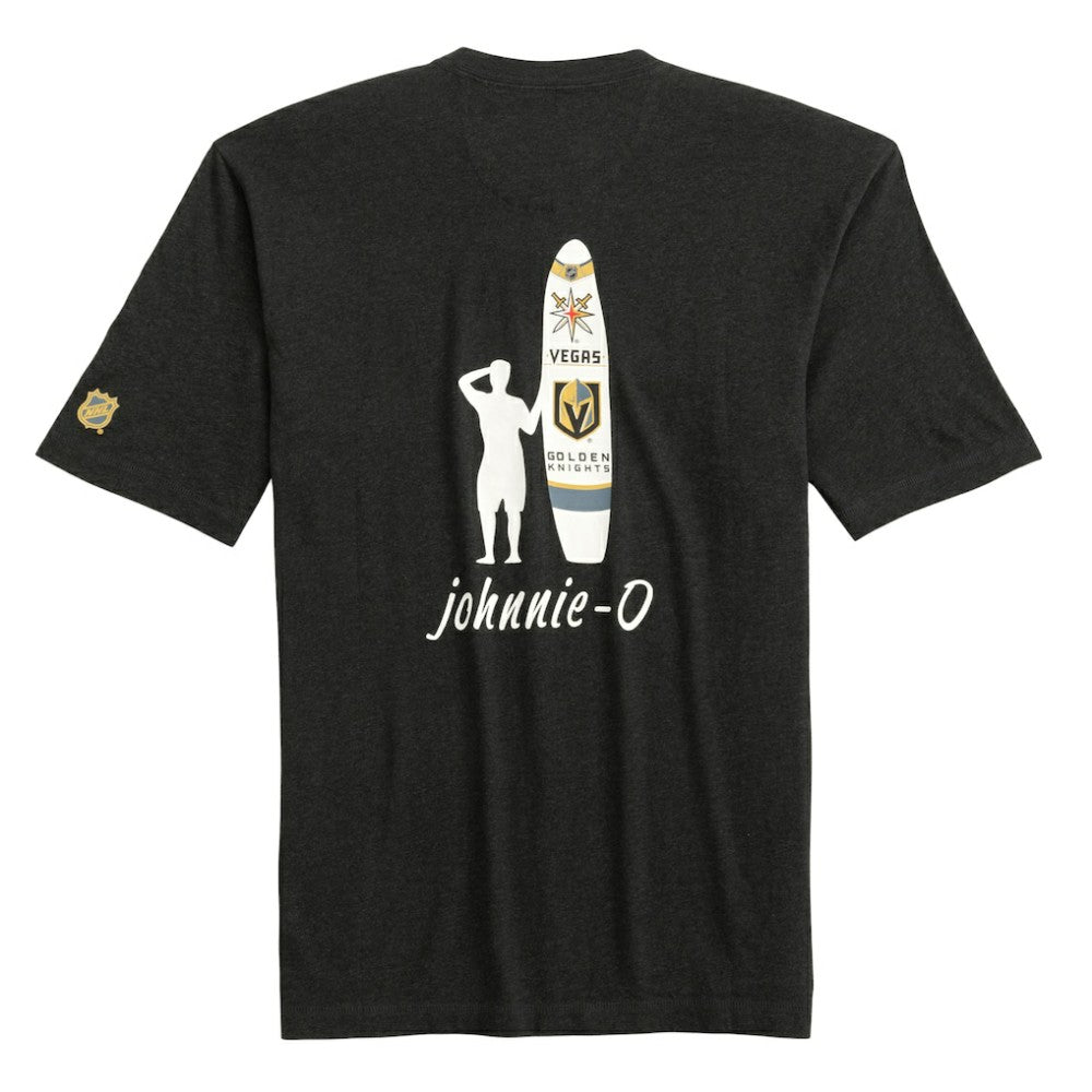 Vegas Golden Knights johnnie-O Heathered Spencer T-Shirt - Charcoal T-shirts