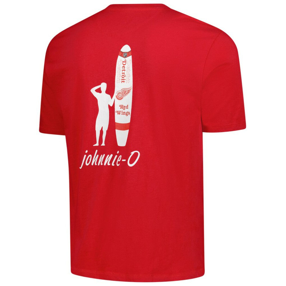 Detroit Red Wings johnnie-O Heathered Spencer T-Shirt - Red T-shirts