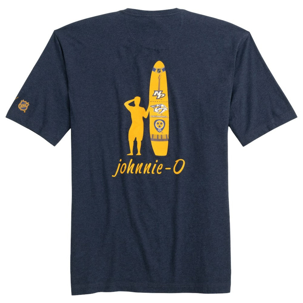 Nashville Predators johnnie-O Heathered Spencer T-Shirt - Navy T-shirts