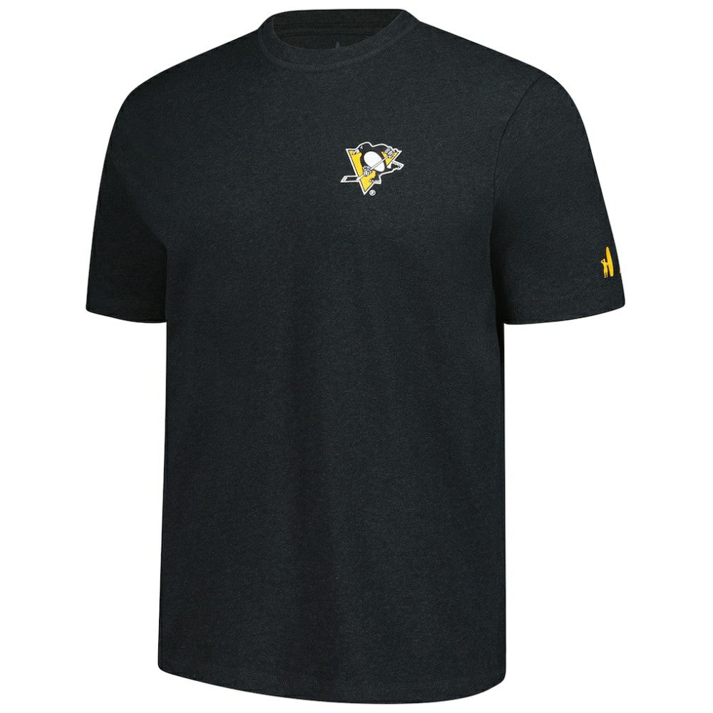 Pittsburgh Penguins johnnie-O Heathered Spencer T-Shirt - Charcoal T-shirts
