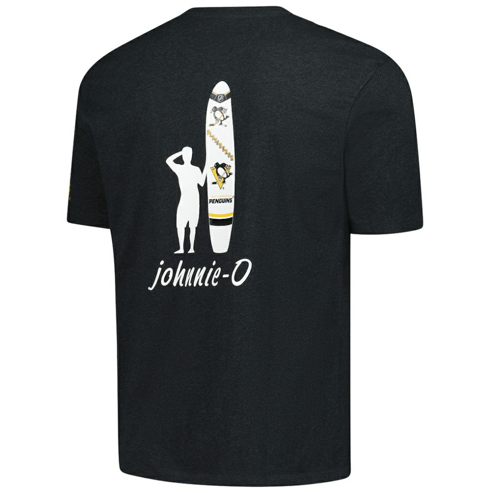 Pittsburgh Penguins johnnie-O Heathered Spencer T-Shirt - Charcoal T-shirts