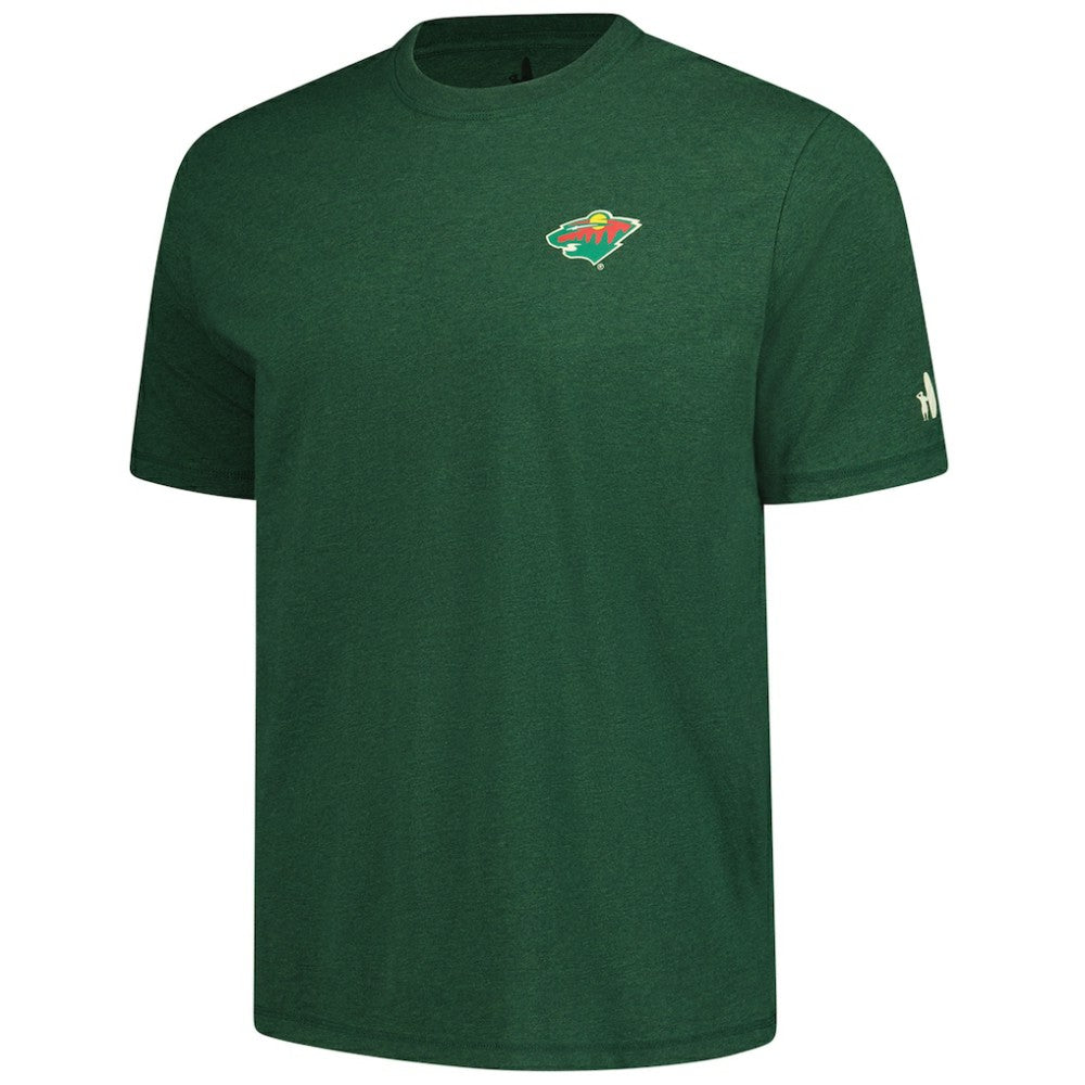 Minnesota Wild johnnie-O Heathered Spencer T-Shirt - Green T-shirts