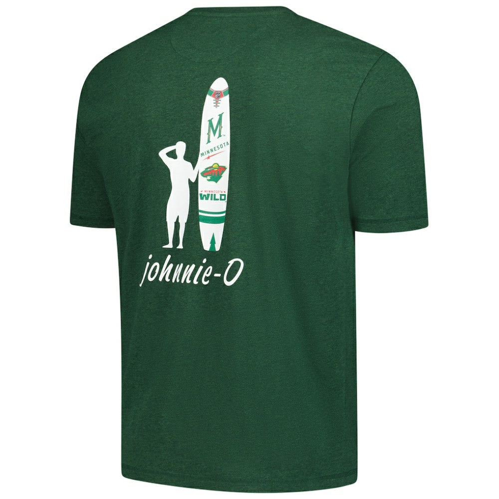Minnesota Wild johnnie-O Heathered Spencer T-Shirt - Green T-shirts