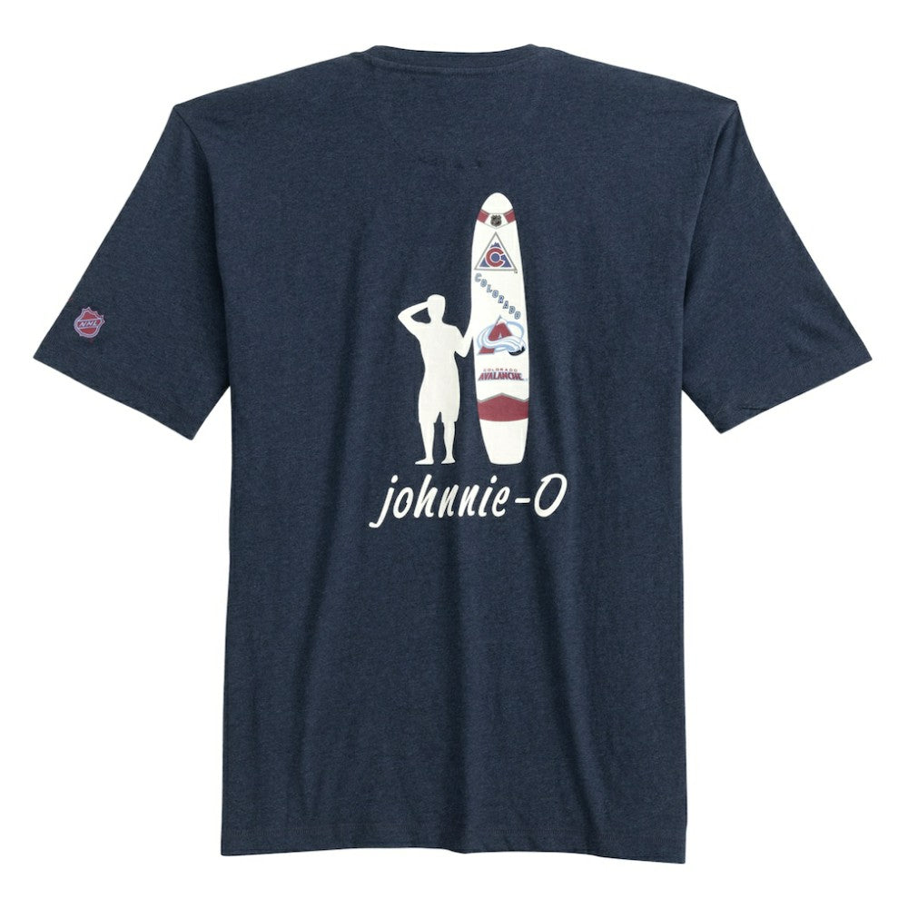 Colorado Avalanche johnnie-O Heathered Spencer T-Shirt - Dark Grey T-shirts