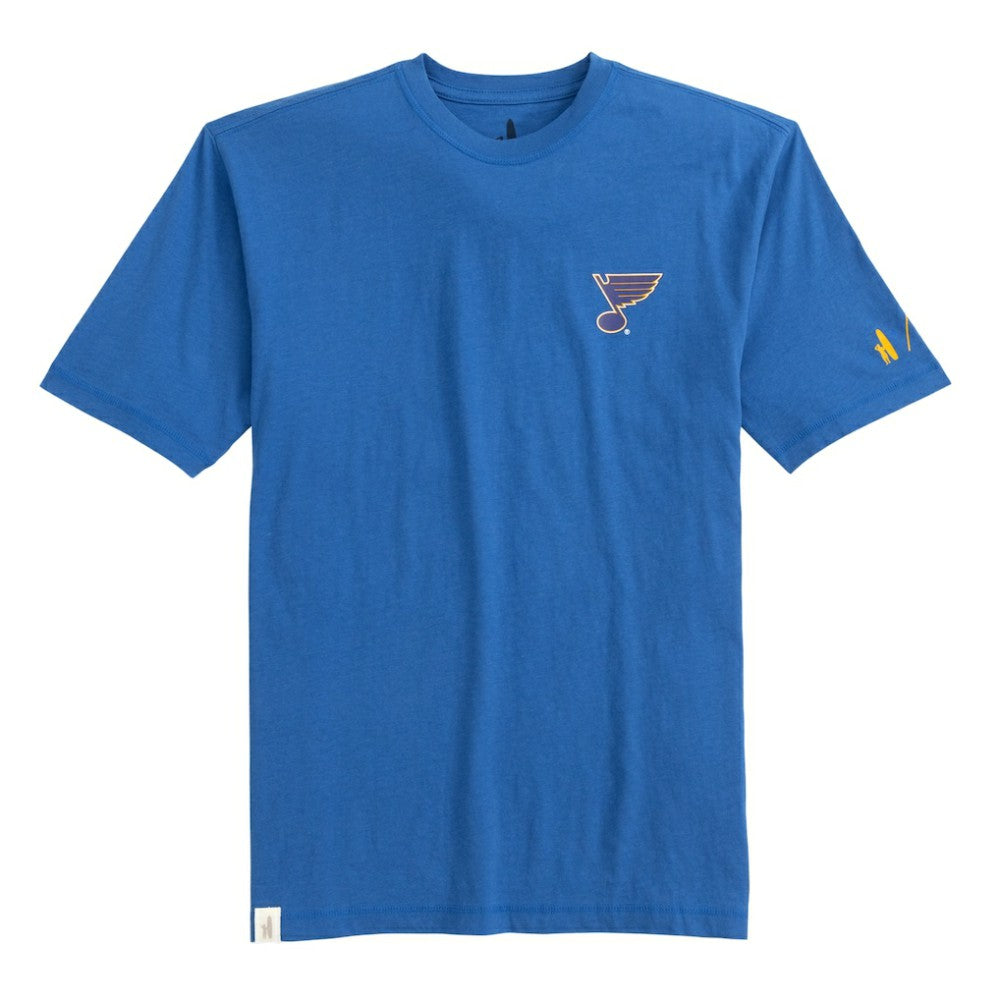 St. Louis Blues johnnie-O Heathered Spencer T-Shirt - Blue T-shirts