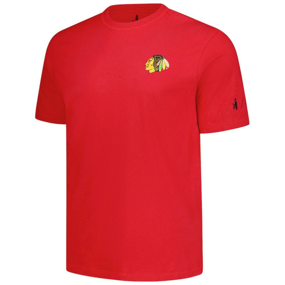Chicago Blackhawks johnnie-O Heathered Spencer T-Shirt - Red T-shirts