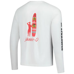 Chicago Blackhawks johnnie-O Adam Long Sleeve T-Shirt - White T-shirts