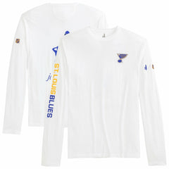 St. Louis Blues johnnie-O Adam Long Sleeve T-Shirt - White T-shirts