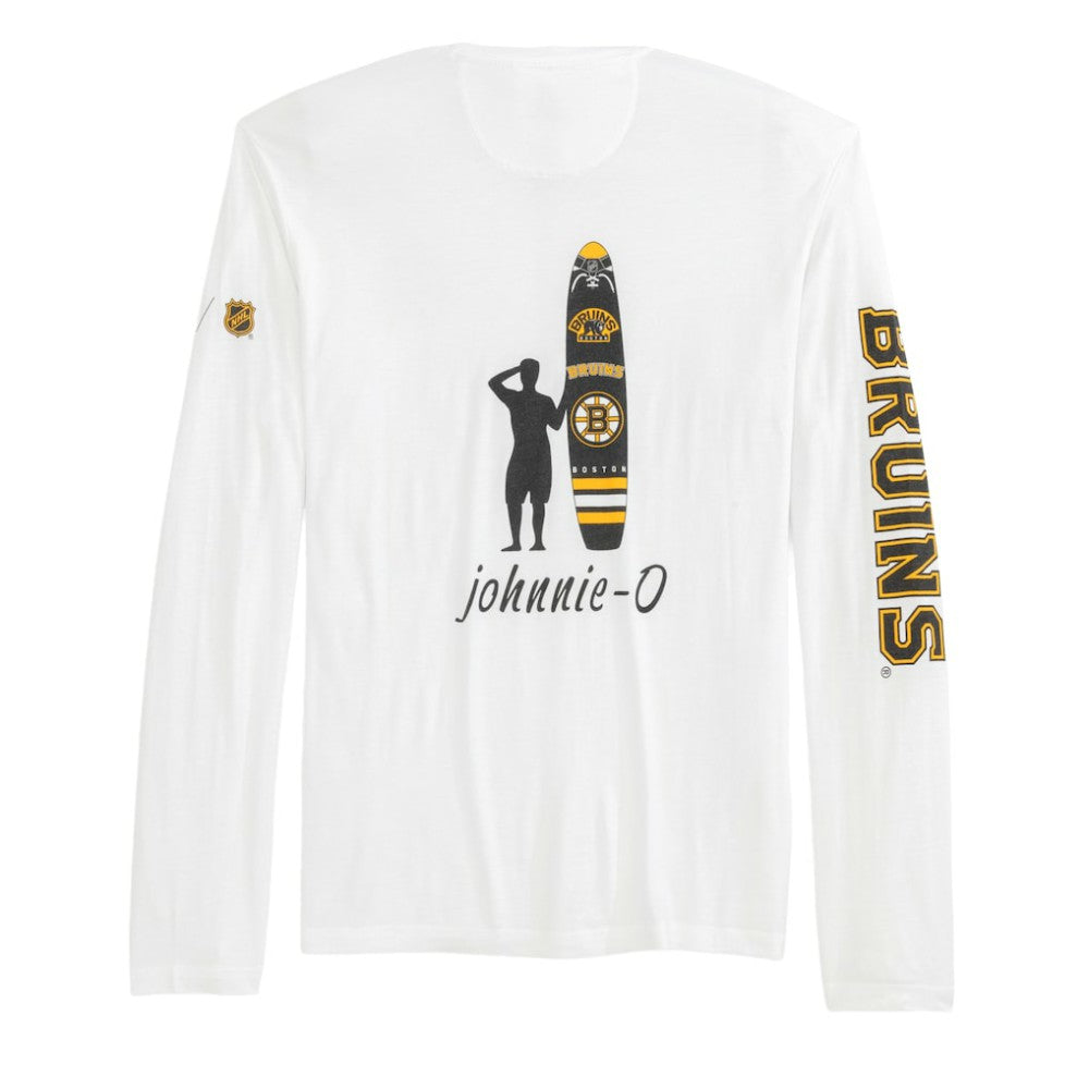 Boston Bruins johnnie-O Adam Long Sleeve T-Shirt - White T-shirts