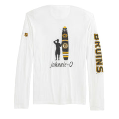Boston Bruins johnnie-O Adam Long Sleeve T-Shirt - White T-shirts