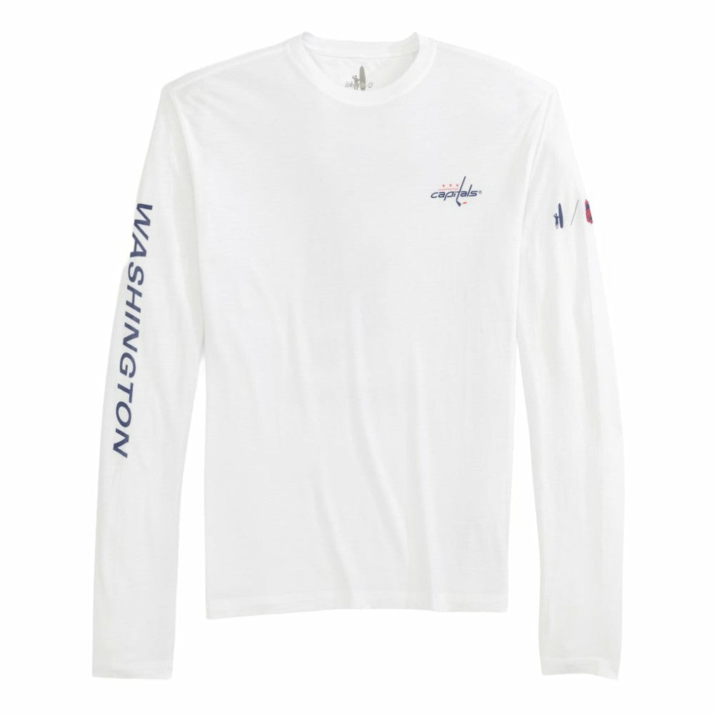 Washington Capitals johnnie-O Adam Long Sleeve T-Shirt - White T-shirts