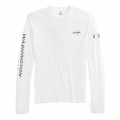 Washington Capitals johnnie-O Adam Long Sleeve T-Shirt - White T-shirts