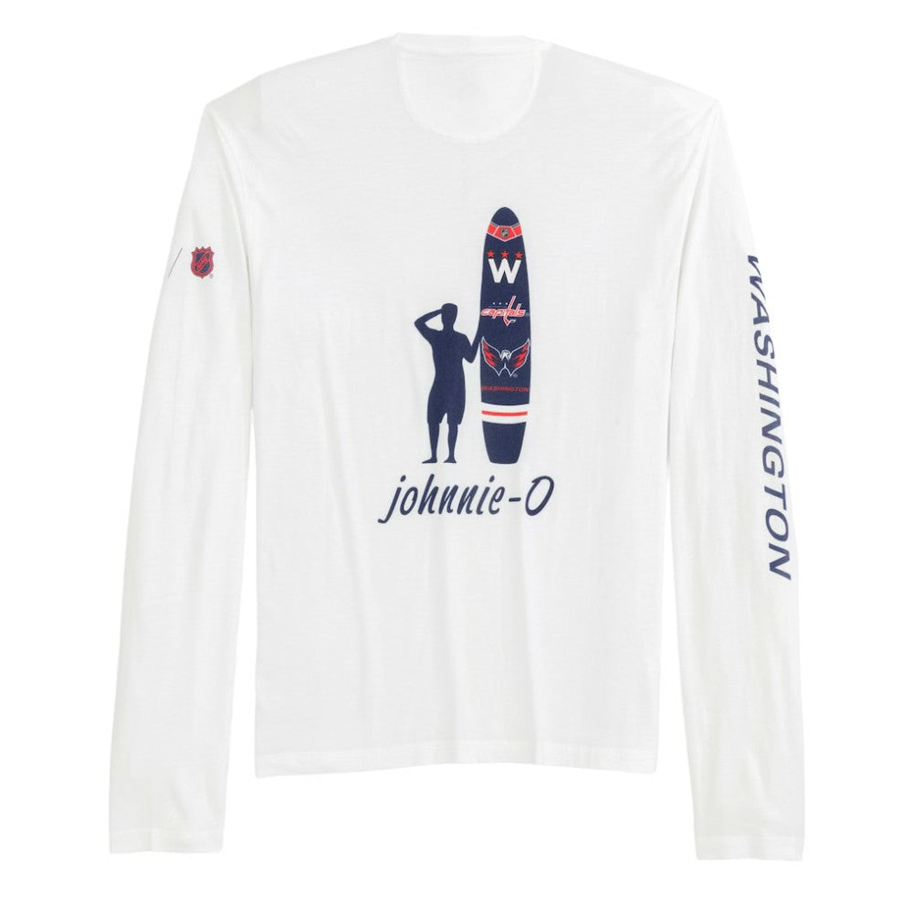 Washington Capitals johnnie-O Adam Long Sleeve T-Shirt - White T-shirts