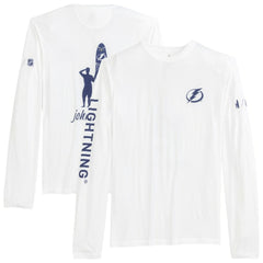 Tampa Bay Lightning johnnie-O Adam Long Sleeve T-Shirt - White T-shirts