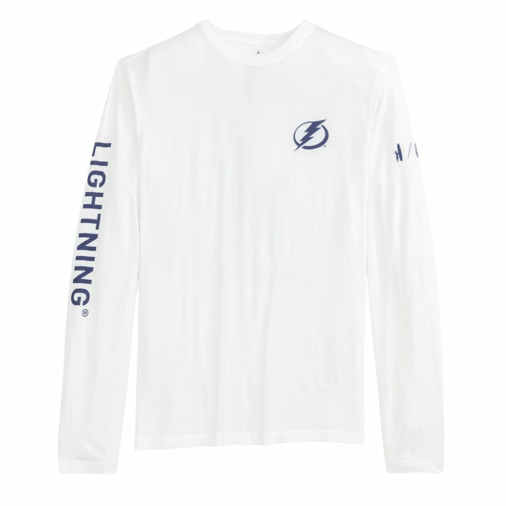Tampa Bay Lightning johnnie-O Adam Long Sleeve T-Shirt - White T-shirts