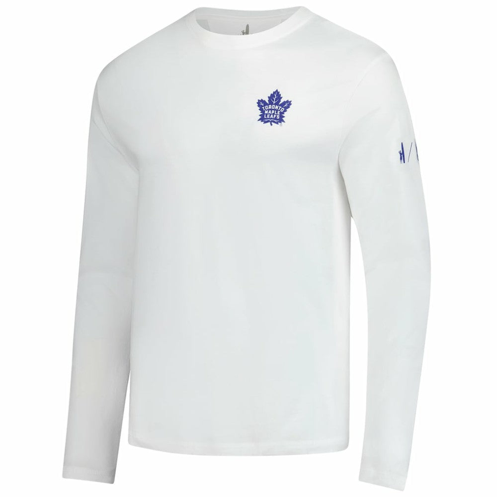 Toronto Maple Leafs johnnie-O Adam Long Sleeve T-Shirt - White T-shirts