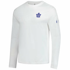 Toronto Maple Leafs johnnie-O Adam Long Sleeve T-Shirt - White T-shirts