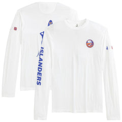 New York Islanders johnnie-O Adam Long Sleeve T-Shirt - White T-shirts