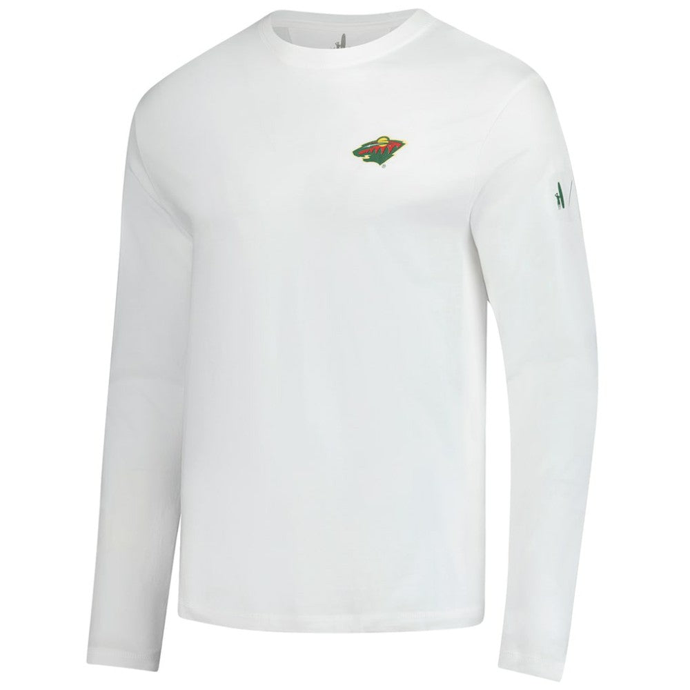 Minnesota Wild johnnie-O Adam Long Sleeve T-Shirt - White T-shirts