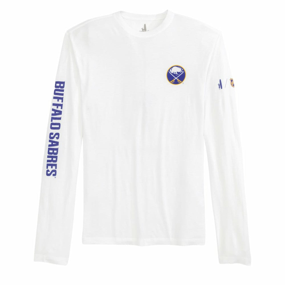 Buffalo Sabres johnnie-O Adam Long Sleeve T-Shirt - White T-shirts
