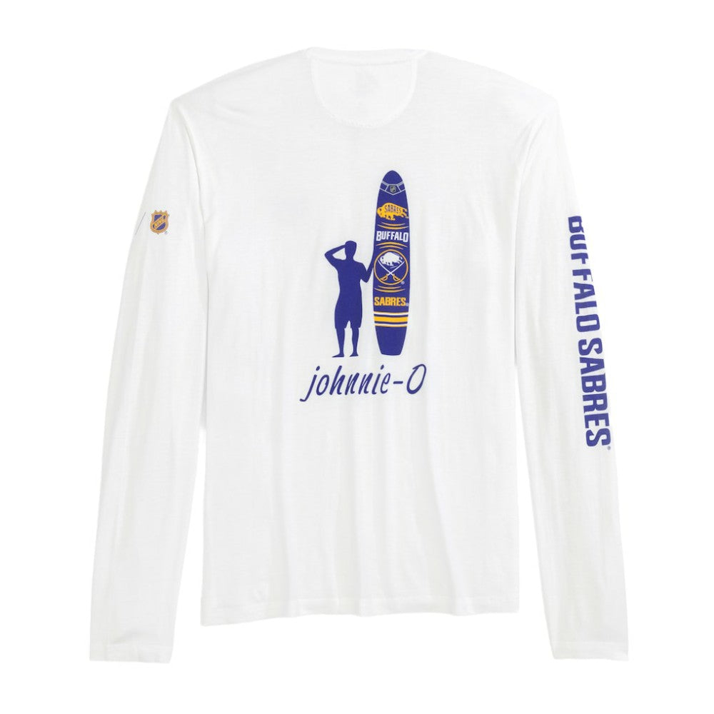 Buffalo Sabres johnnie-O Adam Long Sleeve T-Shirt - White T-shirts