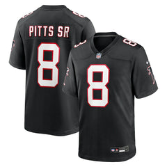 Kyle Pitts Sr. Atlanta Falcons Alternate Game Jersey - Black on sale