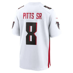 Kyle Pitts Sr. Atlanta Falcons White Game Jersey - White for sale
