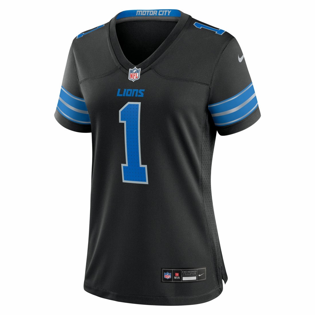 Jameson Williams Detroit Lions Women's 2nd Alternate Game Player Jersey - Black for sale