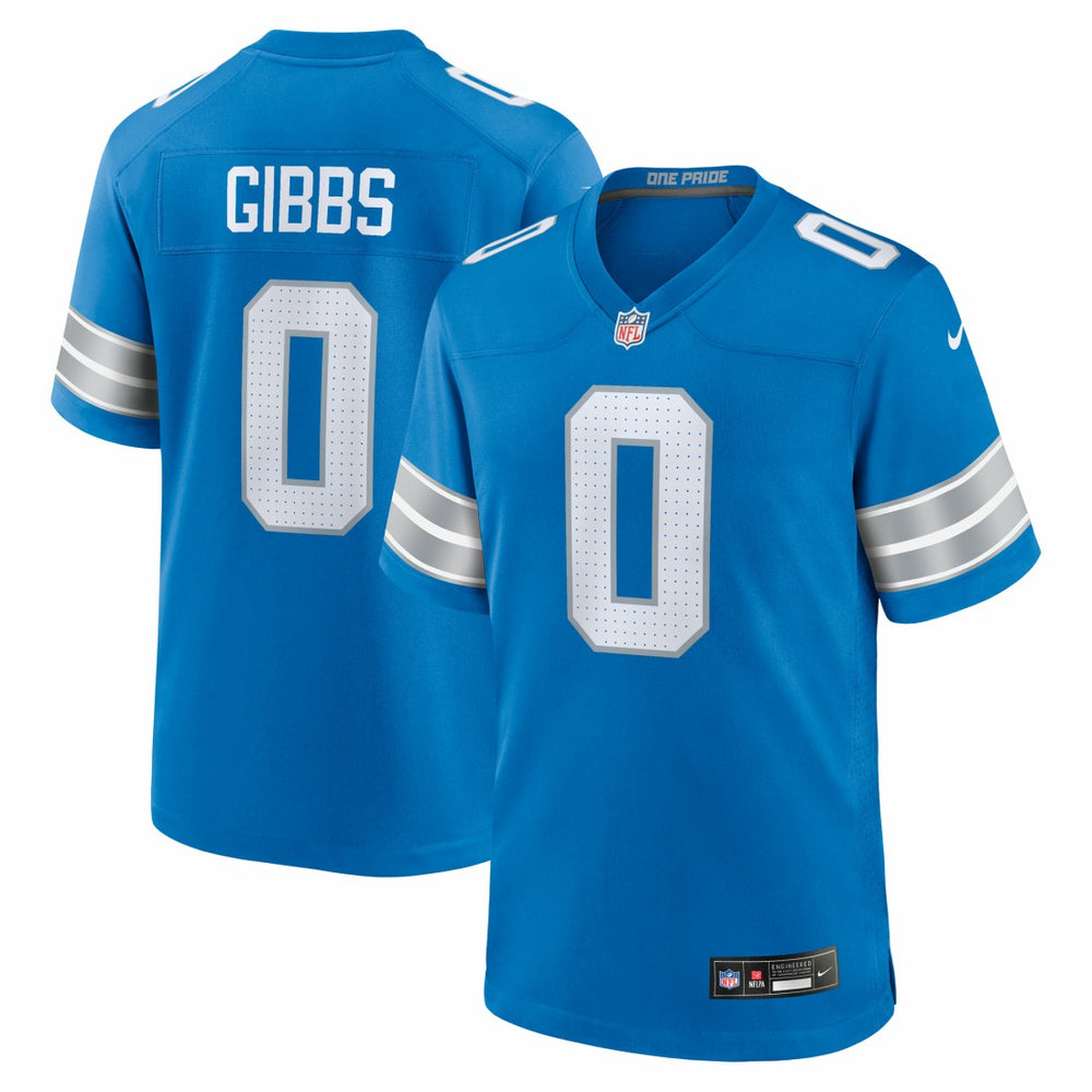 Jahmyr Gibbs Detroit Lions Game Player Jersey - Blue for sale