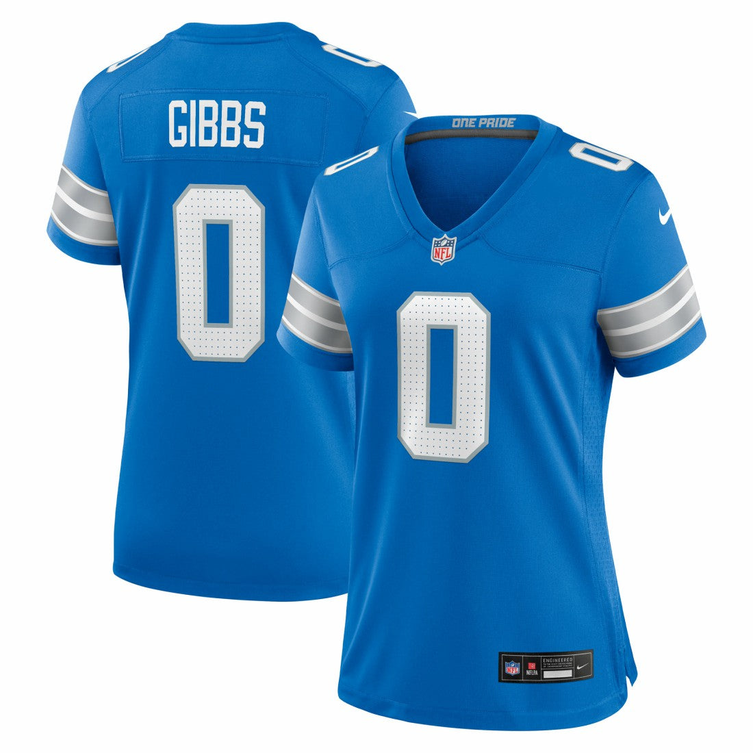 Jahmyr Gibbs Detroit Lions Women's Game Player Jersey - Blue on sale