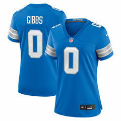 Jahmyr Gibbs Detroit Lions Women's Game Player Jersey - Blue on sale