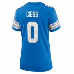 Jahmyr Gibbs Detroit Lions Women's Game Player Jersey - Blue on sale