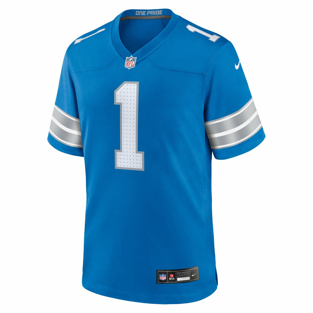Jameson Williams Detroit Lions Game Player Jersey - Blue sale